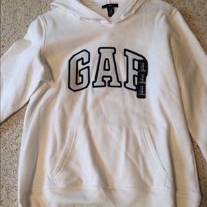 White GAP hoodie NWT size M